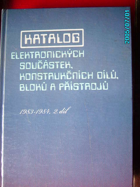 Katalog Elektronickch soustek, konstruknch dl a blok a pstroj 1,2