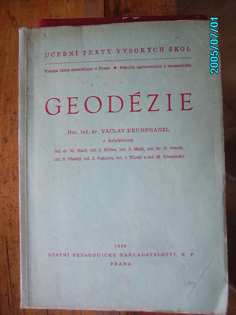 zobrazit detail knihy Krumphanzl, Vclav: Geodzie  vysokokolsk uebni