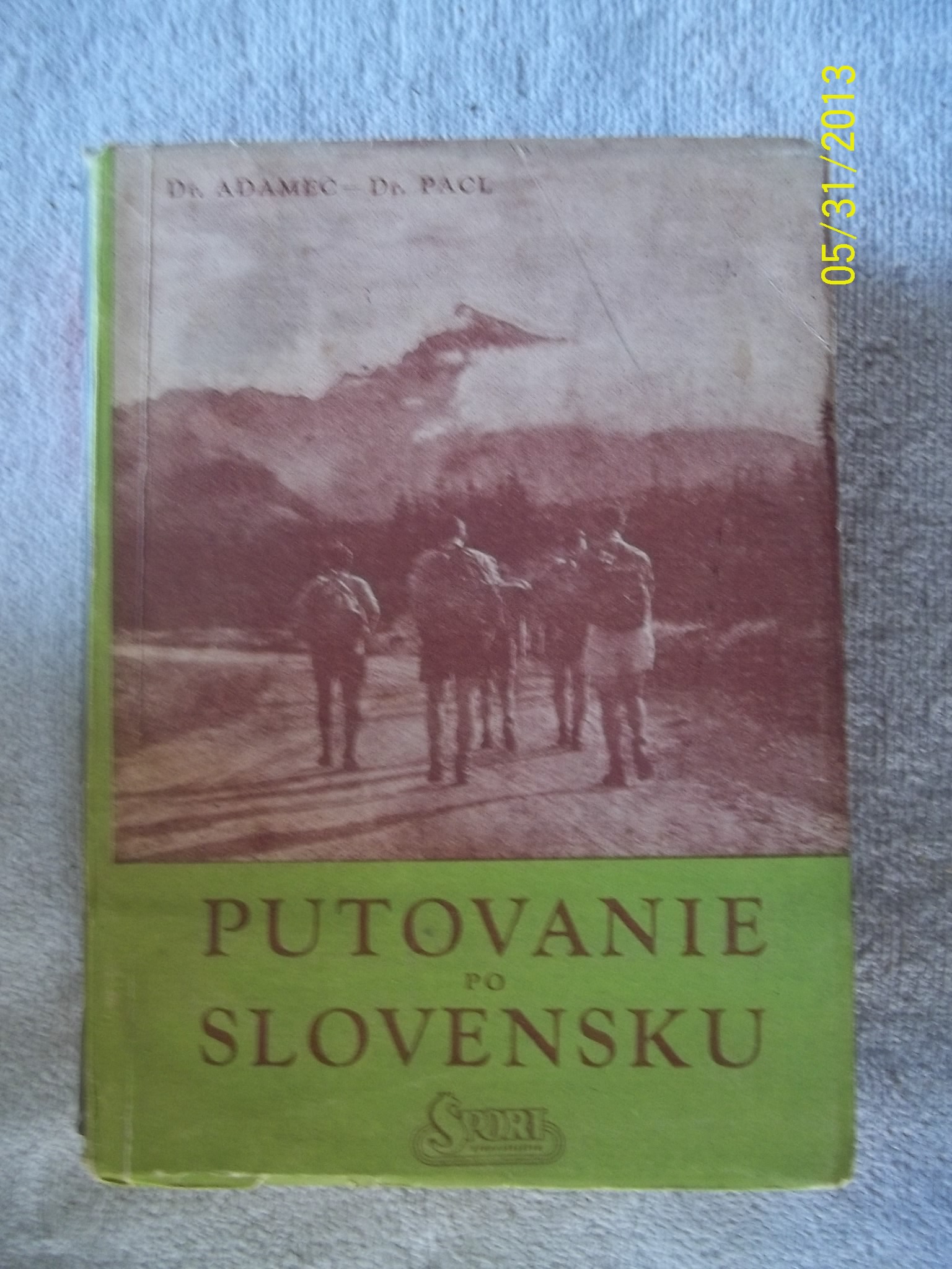 zobrazit detail knihy Adamec, Vladimr; Pacl, Ji : Putovanie po Sloven
