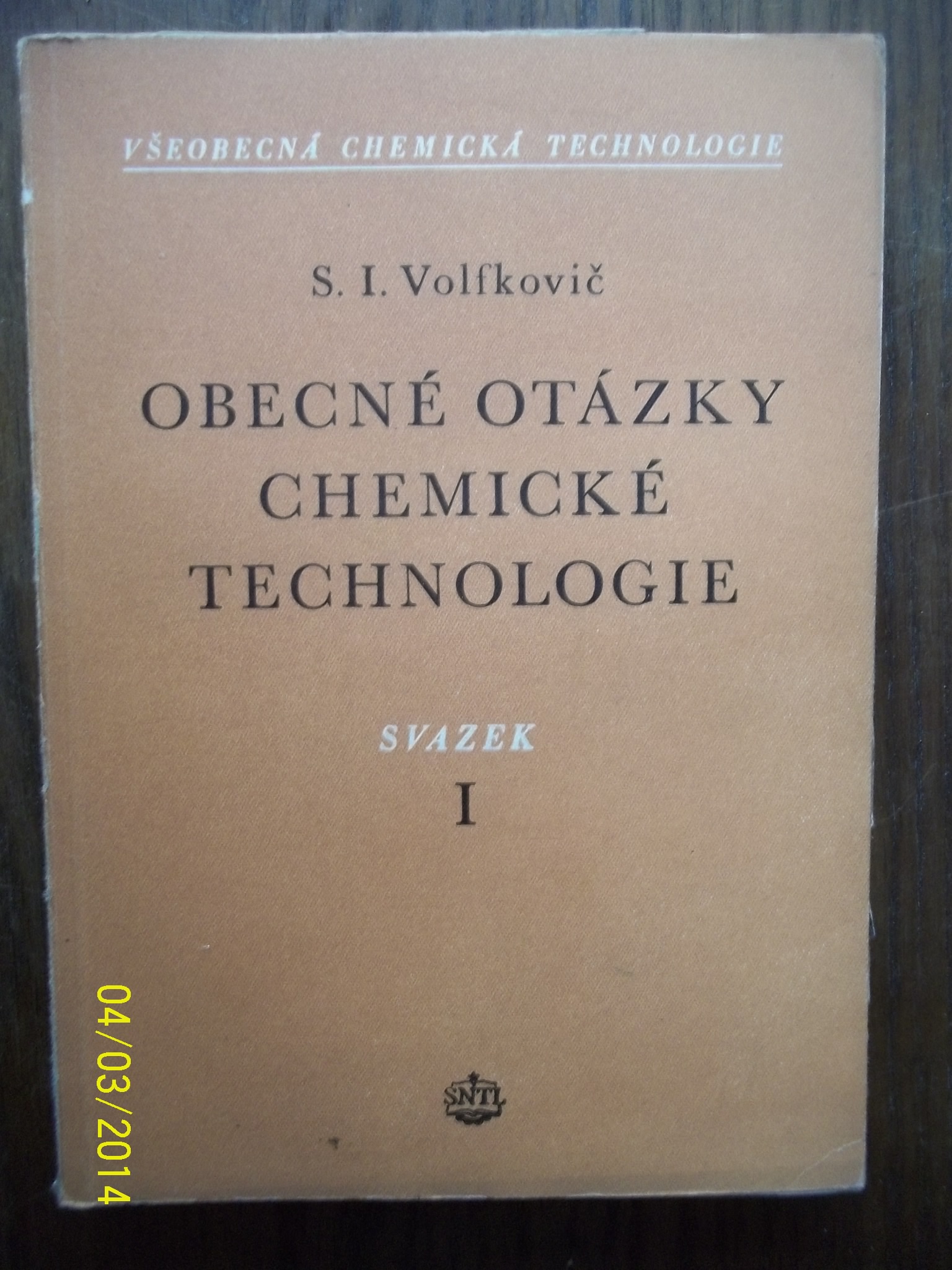 zobrazit detail knihy Volfkovi, Semen Isaakovi: Obecn otzky chemick