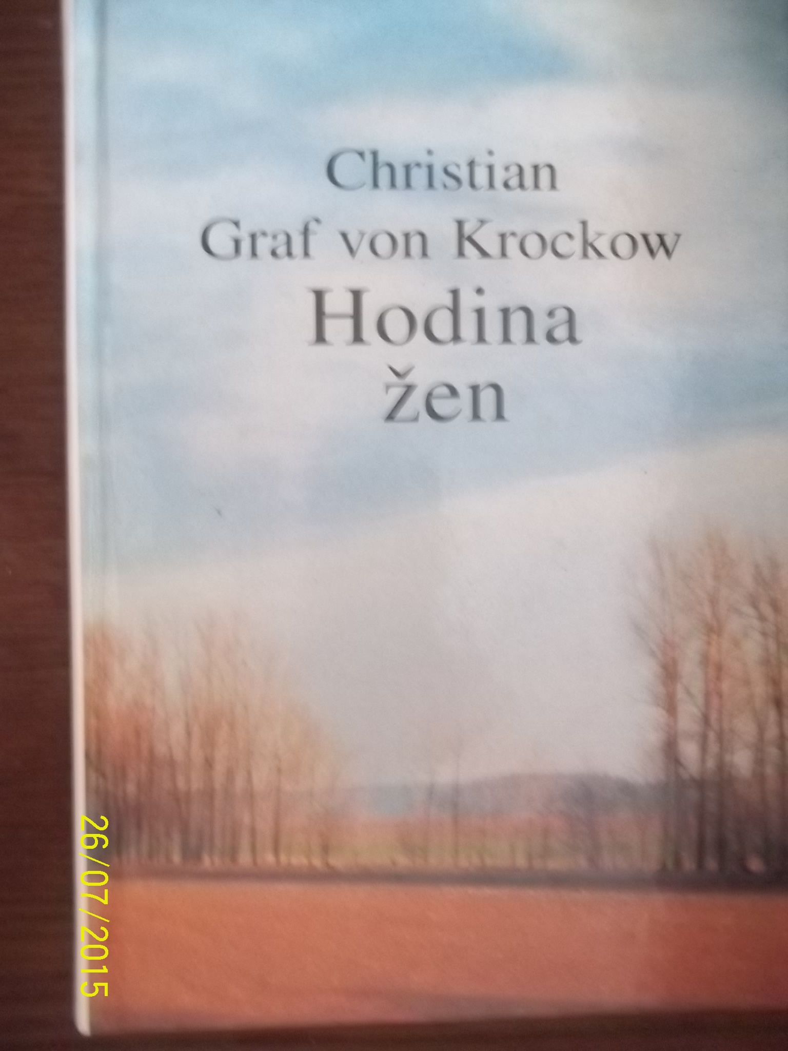 zobrazit detail knihy Krockow, Christian von: Hodina en
