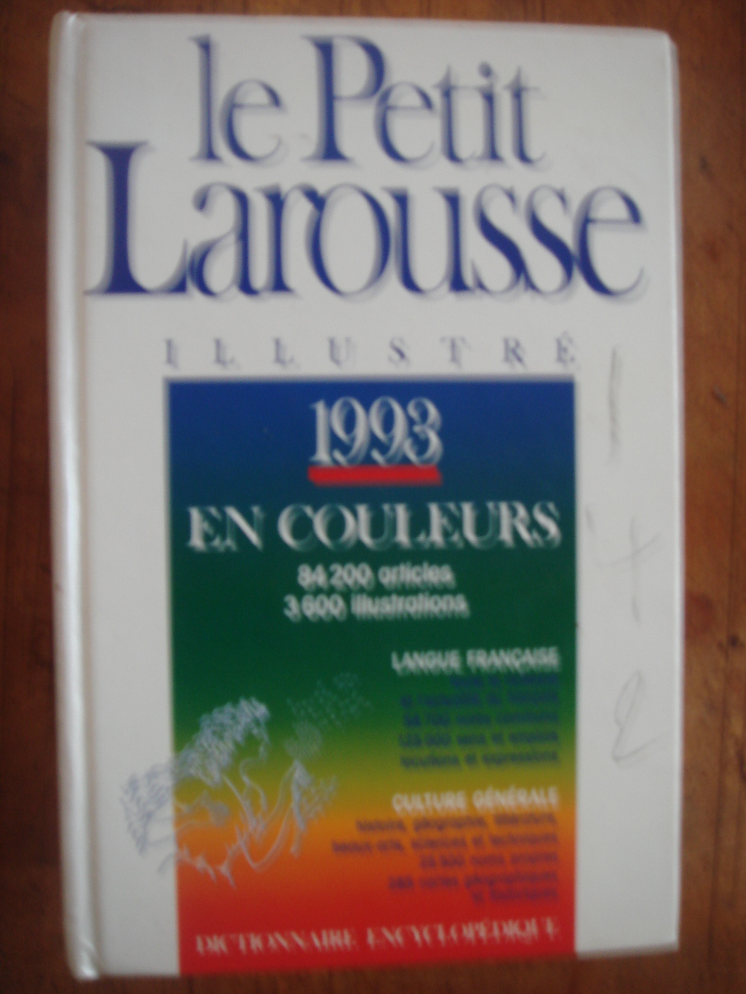 zobrazit detail knihy Le Petit Larousse Illustre, 1993