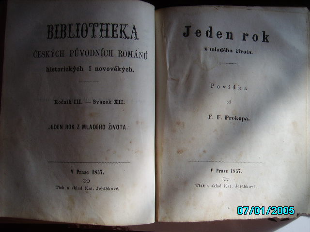 zobrazit detail knihy Pfleger, Prokop: Bibliotheka českých původních rom