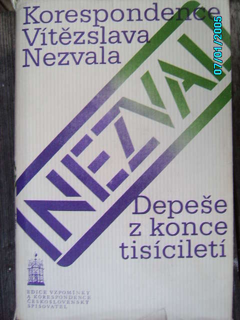 zobrazit detail knihy Nezval, Vtzslav  : Depee z konce tiscilet